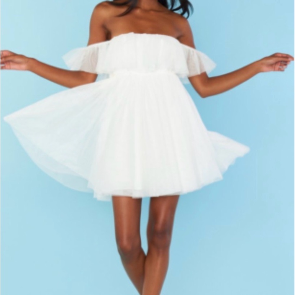 Show Me Your MuMu Princess X babydoll Tulle Mini wedding, honeymoon, shower
